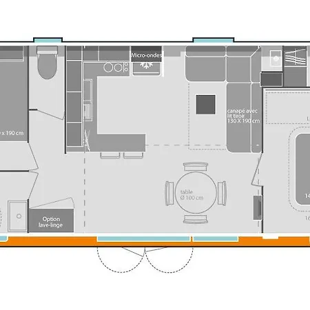 Camping La Route Blanche Kemping Bréville-sur-Mer